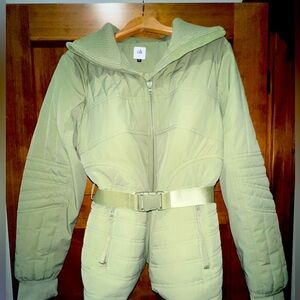 Cabi Ski Lift Puffer Jacket, size Large, sage green, NWOT
